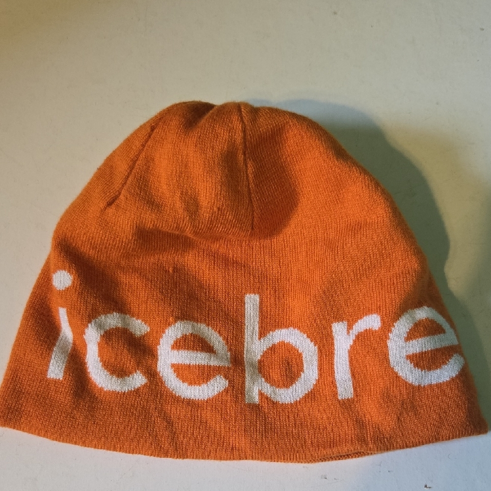 Icebreaker Kids Bright Orange Beanie